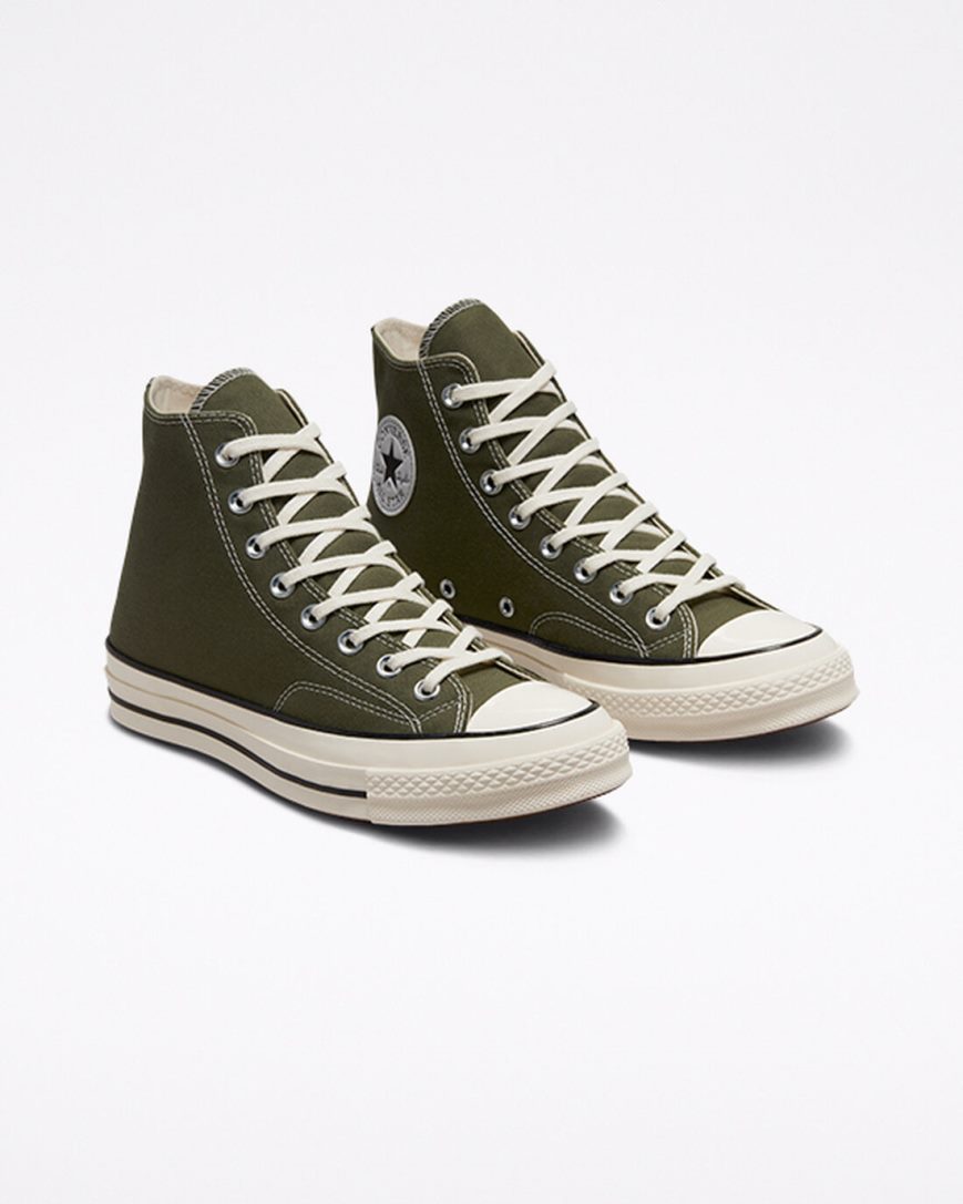 Tenisky Vysoke Converse Chuck 70 Platene Panske Olivovo Zelená Čierne | SK XN5GE3